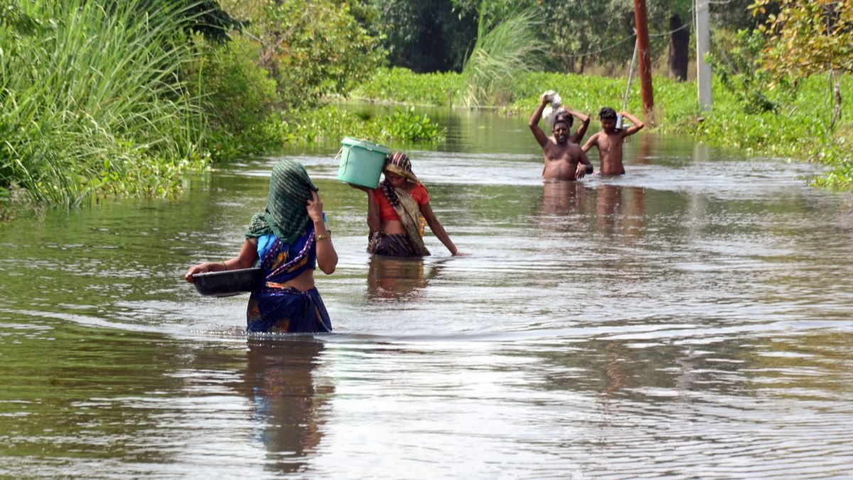 Assam Flood Situation Turns Grim Again People Stuck In Six